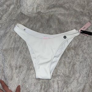 NWT White Victoria’s Secret Swim Bikini Bottoms